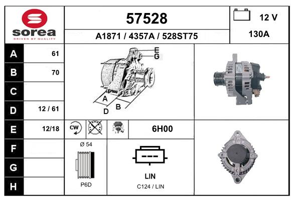 Alternateur SEEAC 4357A