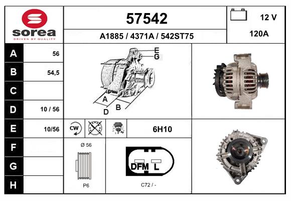 Alternateur SEEAC 4371A