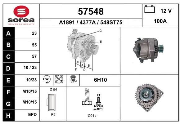 Alternateur SEEAC 4377A