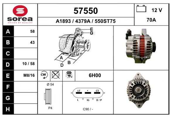 Alternateur SEEAC 4379A