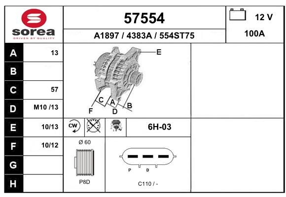 Alternateur SEEAC 4383A