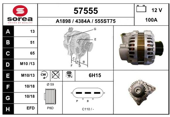 Alternateur SEEAC 4384A