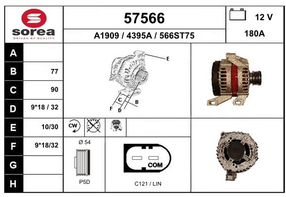 Alternateur SEEAC 4395A