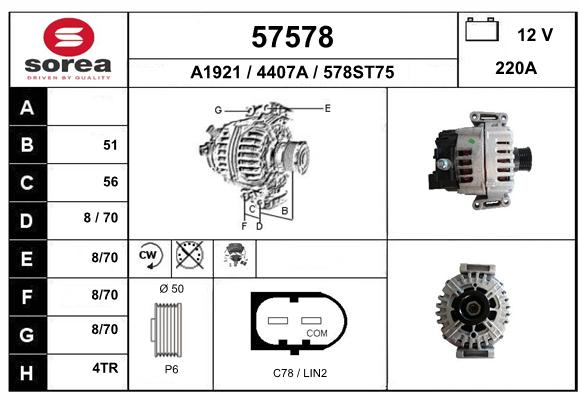 Alternateur SEEAC 4407A