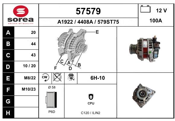 Alternateur SEEAC 4408A