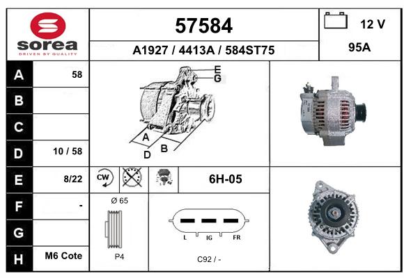 Alternateur SEEAC 4413A