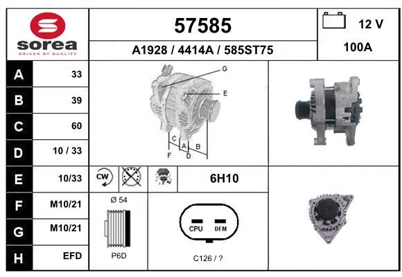 Alternateur SEEAC 4414A