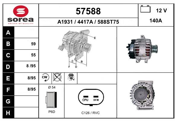 Alternateur SEEAC 4417A