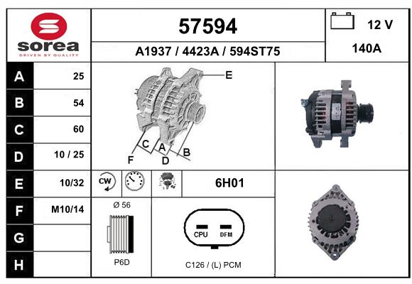 Alternateur SEEAC 4423A