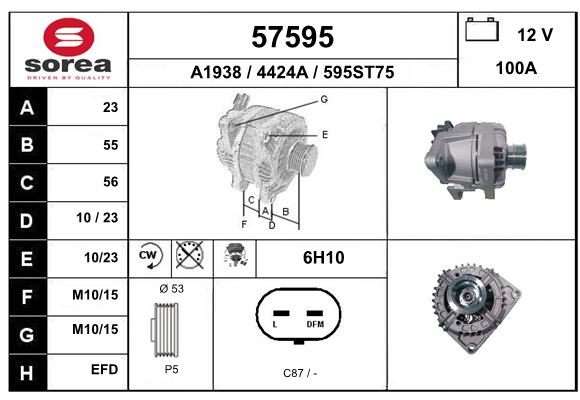 Alternateur SEEAC 4424A