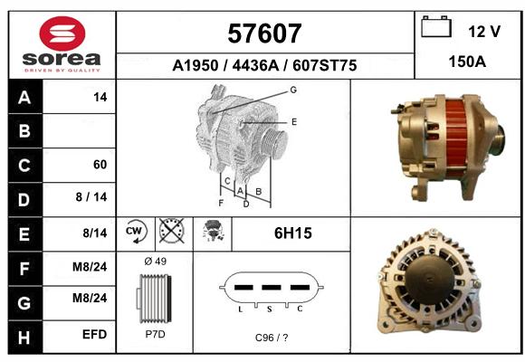 Alternateur SEEAC 4436A