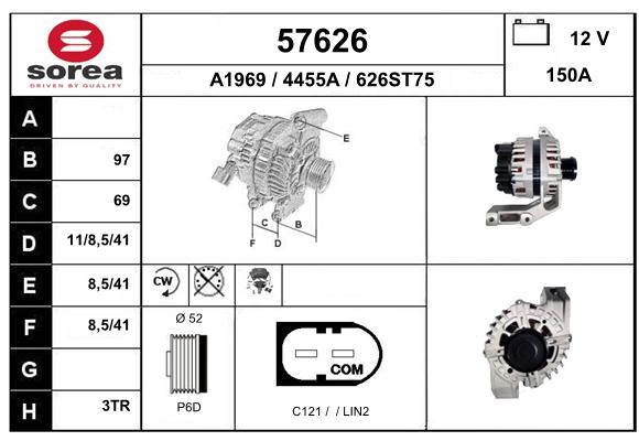 Alternateur SEEAC 4455A