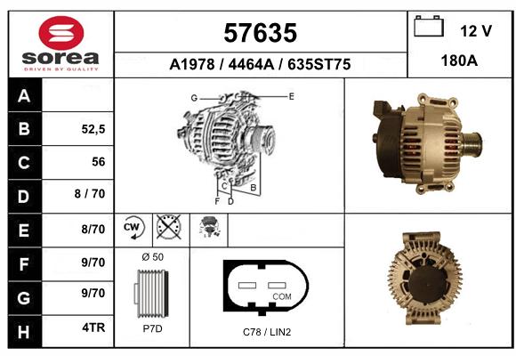 Alternateur SEEAC 4464A