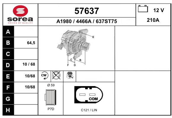 Alternateur SEEAC 4466A