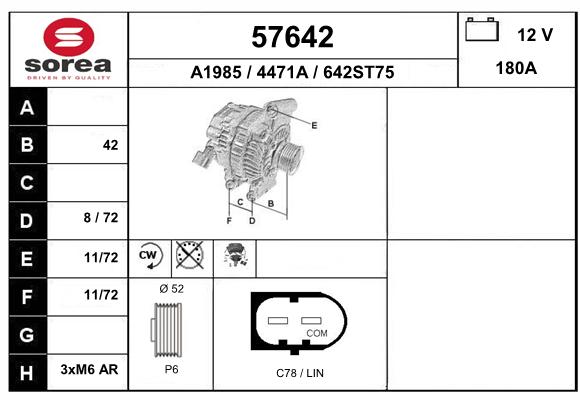 Alternateur SEEAC 4471A