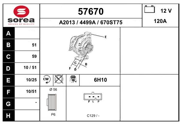 Alternateur SEEAC 4499A