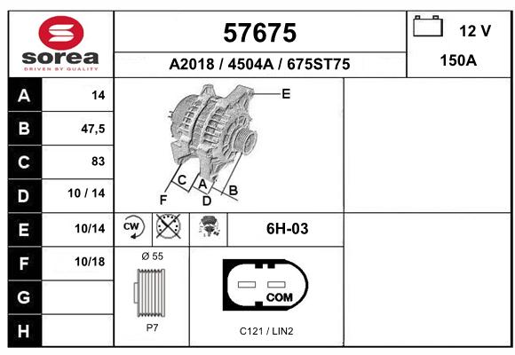 Alternateur SEEAC 4504A