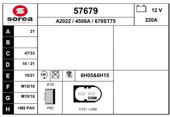 Alternateur SEEAC 4508A