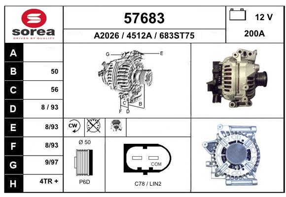 Alternateur SEEAC 4512A