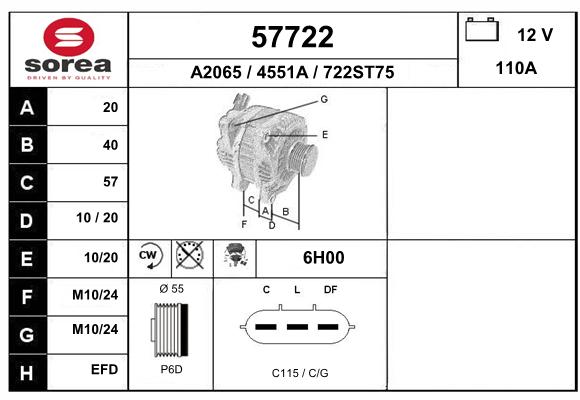 Alternateur SEEAC 4551A