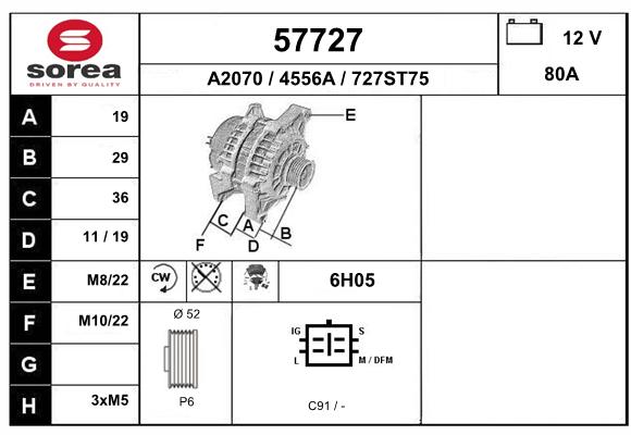 Alternateur SEEAC 4556A