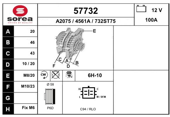 Alternateur SEEAC 4561A