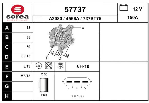 Alternateur SEEAC 4566A