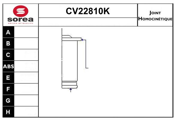 Tête de cardan SEEAC CV22810K