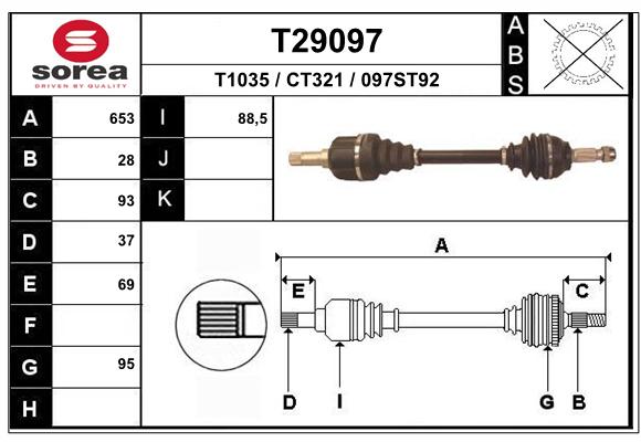 Transmission (Cardan) SEEAC CT321