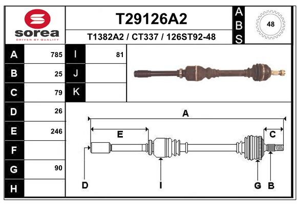 Transmission (Cardan) SEEAC CT337