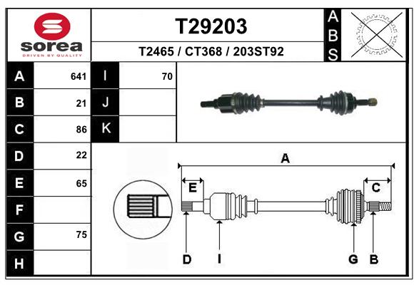 Transmission (Cardan) SEEAC CT368