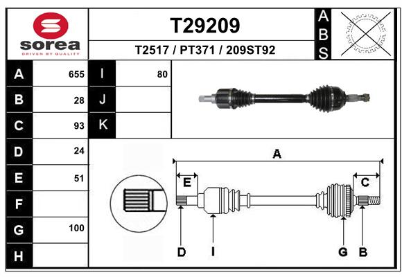 Transmission (Cardan) SEEAC PT371