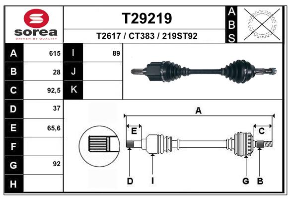 Transmission (Cardan) SEEAC CT383