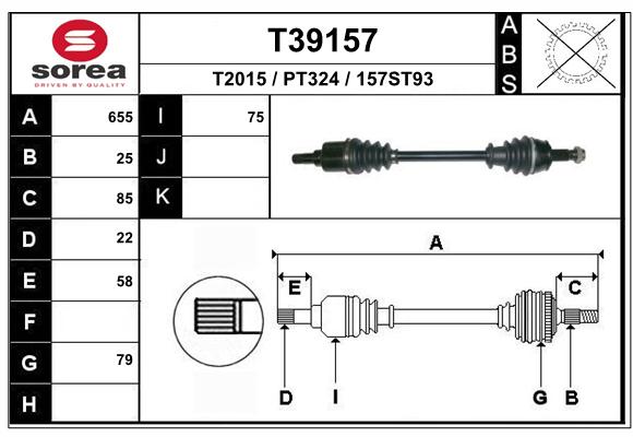 Transmission (Cardan) SEEAC PT324