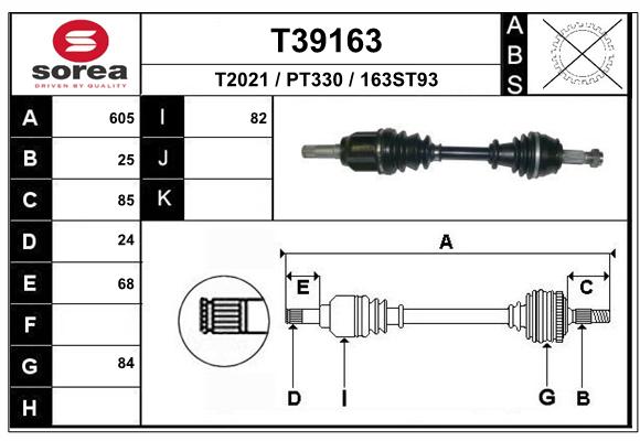 Transmission (Cardan) SEEAC PT330