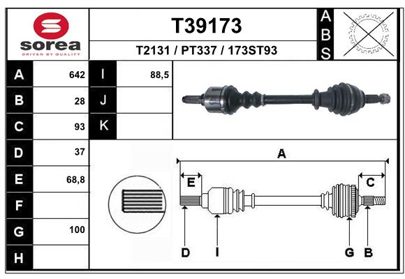 Transmission (Cardan) SEEAC PT337