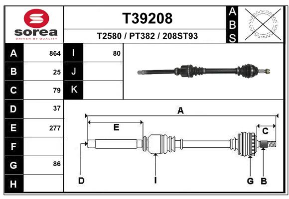 Transmission (Cardan) SEEAC PT382