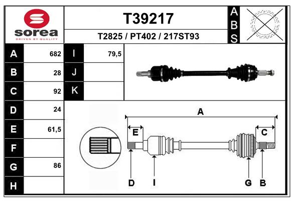 Transmission (Cardan) SEEAC PT402