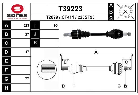 Transmission (Cardan) SEEAC CT411