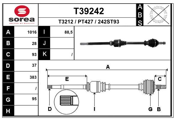 Transmission (Cardan) SEEAC PT427