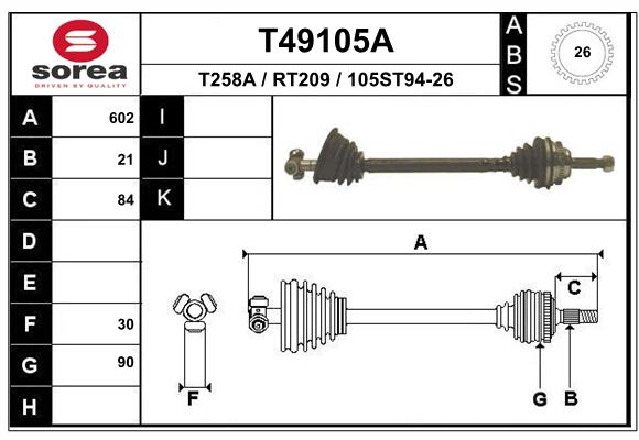 Transmission (Cardan) SEEAC RT209