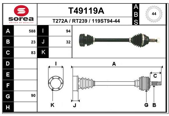 Transmission (Cardan) SEEAC RT239