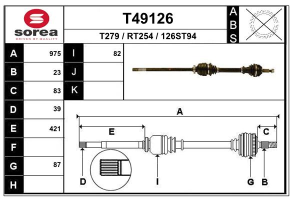 Transmission (Cardan) SEEAC RT254