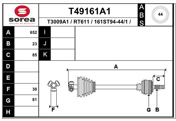 Transmission (Cardan) SEEAC RT611