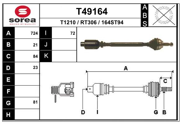 Transmission (Cardan) SEEAC RT306