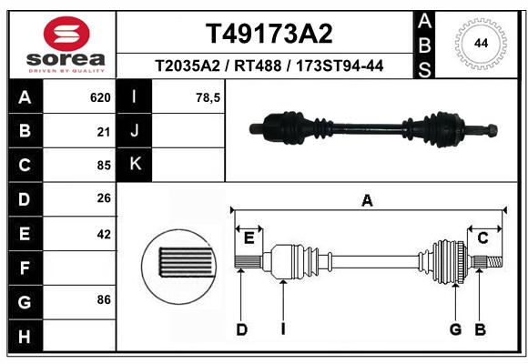 Transmission (Cardan) SEEAC RT488