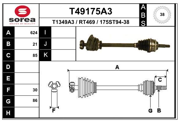 Transmission (Cardan) SEEAC RT469