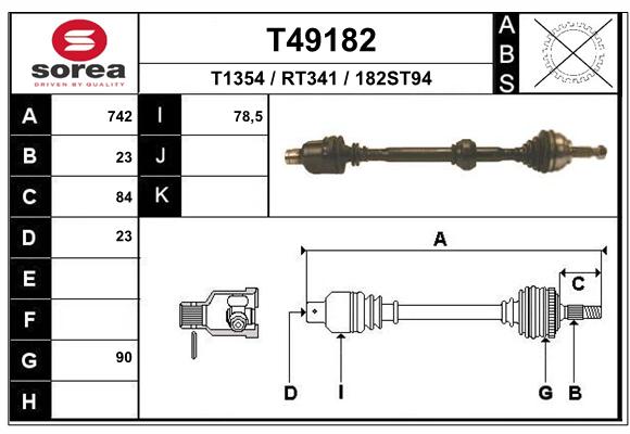 Transmission (Cardan) SEEAC RT341