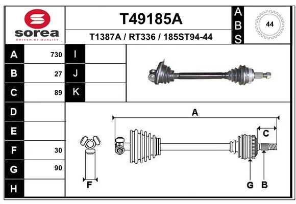 Transmission (Cardan) SEEAC RT336