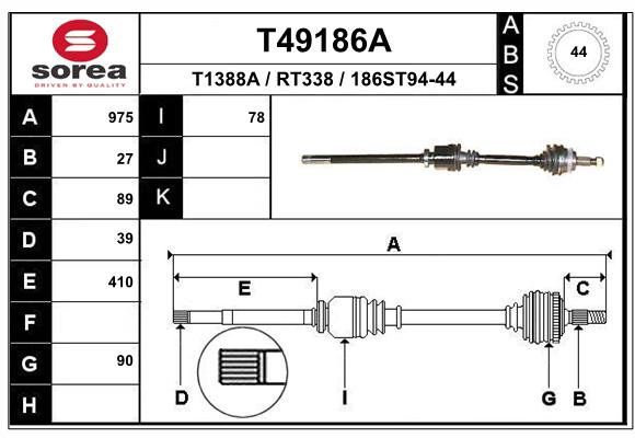 Transmission (Cardan) SEEAC RT338